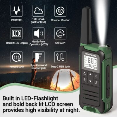 Baofeng F22 PMR446 Walkie Talkie - Afbeelding 4