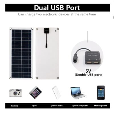 1200W Zonnepaneel met Dual USB Oplader - Afbeelding 5
