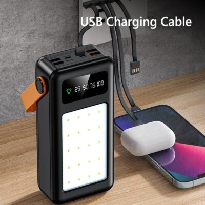 80000mAh Power Bank met LED-lamp - Afbeelding 3
