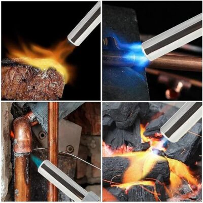 Draagbare metalen vlampistool butaantoorts - Afbeelding 4