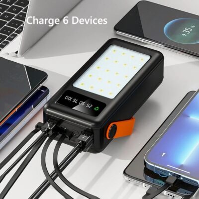 80000mAh Power Bank met LED-lamp - Afbeelding 4