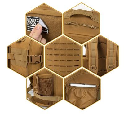 25L Tactische Rugzak Outdoor Molle Rugzak - Afbeelding 5