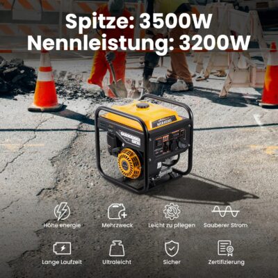 3500W Benzine Inverter Generator - Afbeelding 6