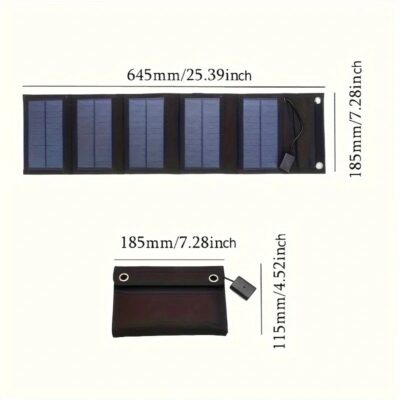 70W Opvouwbare Zonnepaneel 5V USB Draagbare Batterij Oplader - Afbeelding 4