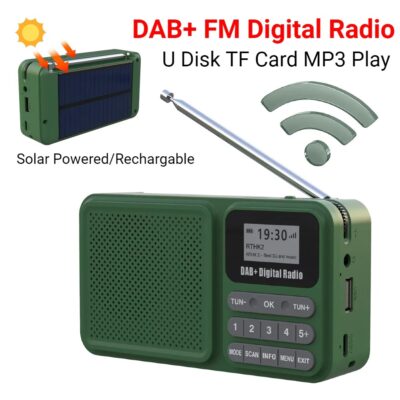 DAB+ Digitale radio Bluetooth compatible Zonne - Afbeelding 3