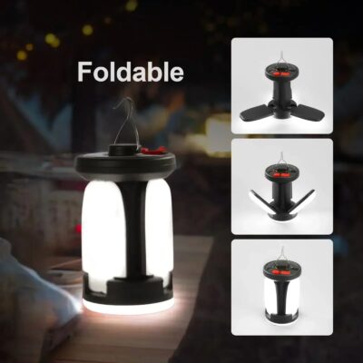 Oplaadbare Zonne-Lamp voor Camping - Afbeelding 3