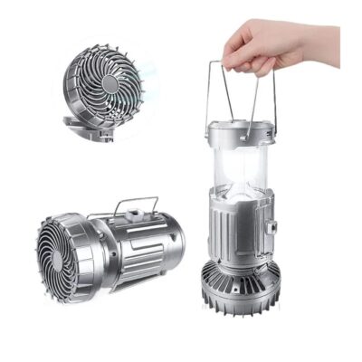 Kampeerlamp met Ventilator en Zonne-Energie
