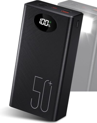 50000mAh Power Bank met 3 USB Poorten en LED Licht