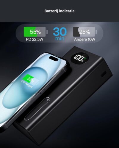50000mAh Power Bank met 3 USB Poorten en LED Licht - Afbeelding 4