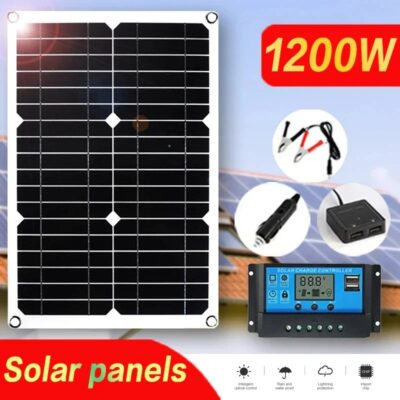 1200W Zonnepaneel met Dual USB Oplader