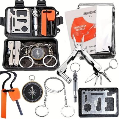 8-in-1 Outdoor overlevingskit