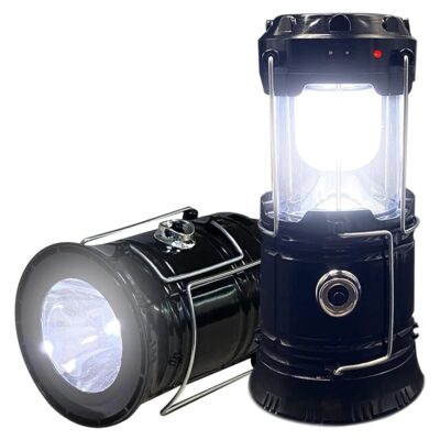 Opvouwbare LED Solar Lantaarn en Zaklamp