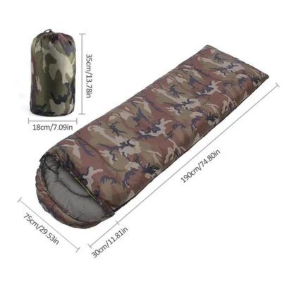 Ultralichte Camouflage Slaapzak - Afbeelding 3