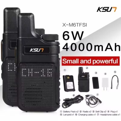Ksun M6 Mini-walkietalkie 6W - Afbeelding 4