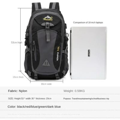Weysfor 40L Waterdichte Herenrugzak - Afbeelding 5